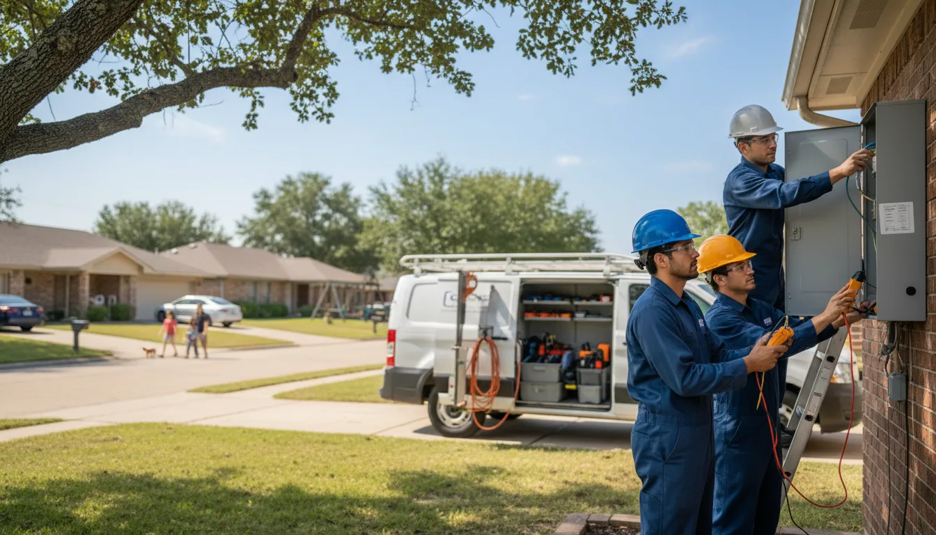 Certified electrician providing emergency electrical services in Dubberly, LA